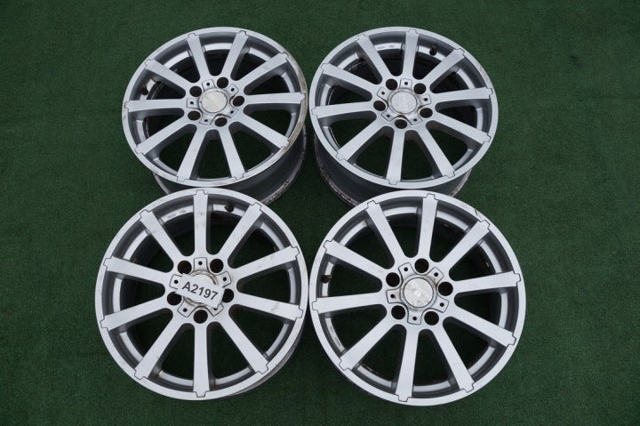 4x Alufelge 16 Zoll 7.0" 5x114.3 38ET Silber Honda I Z Rim Wheel FEL9962509546pm
