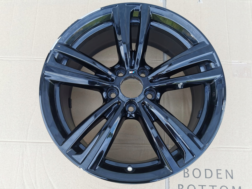 1x Alufelge 19 Zoll 8.0" 5x120 36ET Glanz Schwarz 7846780 BMW F36 3 F30 F32 F33 FEL4869995734nh