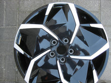 Load image into Gallery viewer, 1x Alufelge 19 Zoll 7.5" 5x114.3 49 5ET Glanz Schwarz 52910-GI110 Hyundai Ioniq FEL9850170285hn