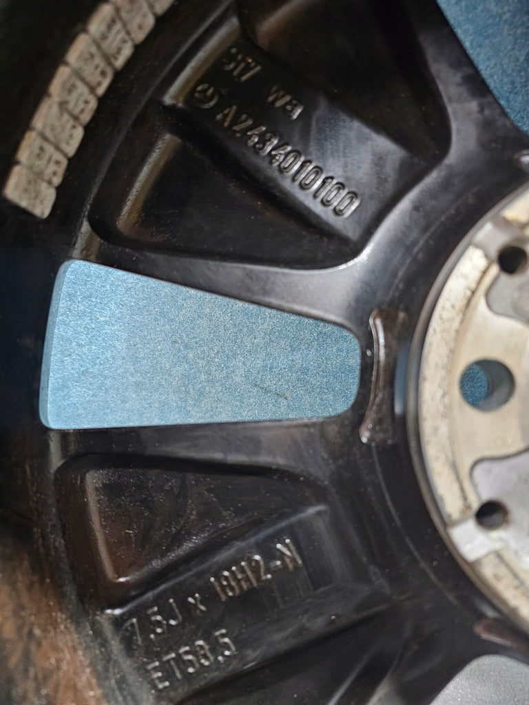 1x Alufelge 18 Zoll 7.5" 5x112 53,5ET A2434010100 Mercedes-Benz Eqa Eqb FEL8095446512fw