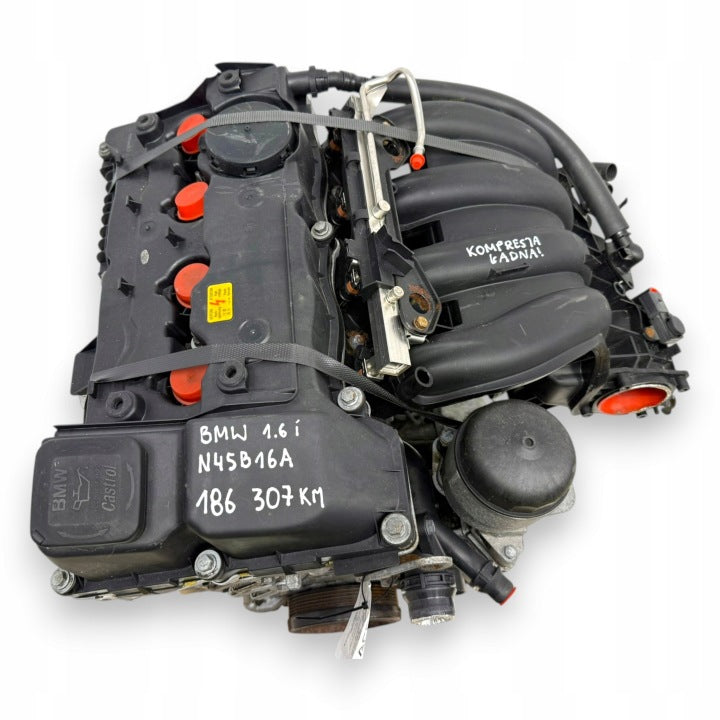 Motor BMW E46 E81 E91 E90 N45B16A 1.6 115PS 85kW 186TKm 2004 Benzin Unkomplett MOT9399380591qq