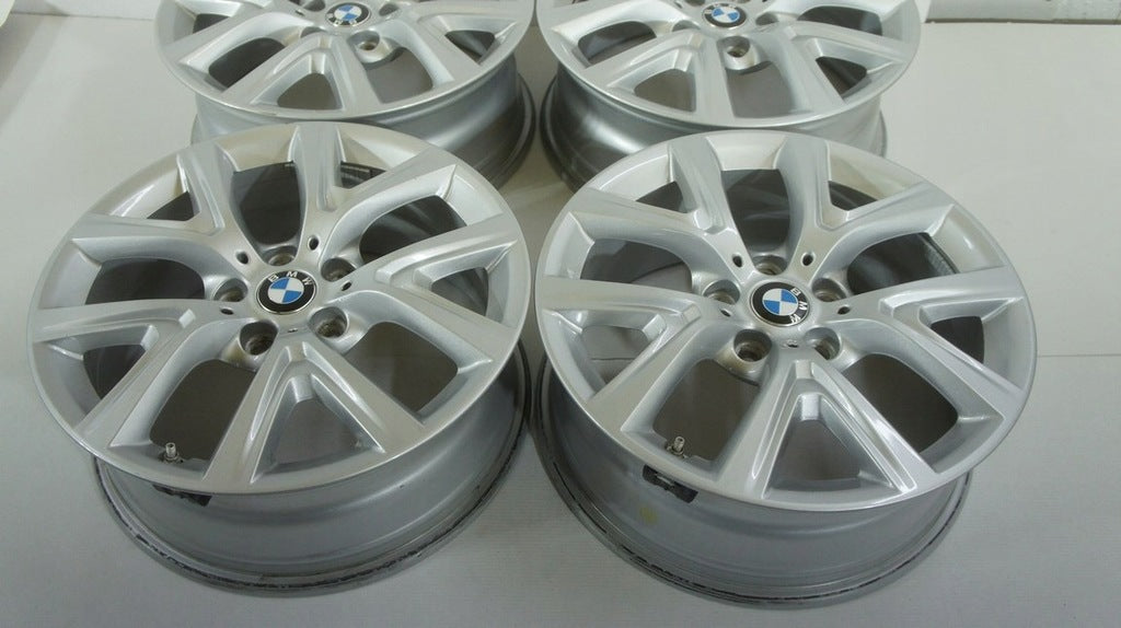 4x Alufelge 17 Zoll 6.5" 5x112 39ET Glanz Silber 6856076 BMW Rim Wheel FEL5745085621bx