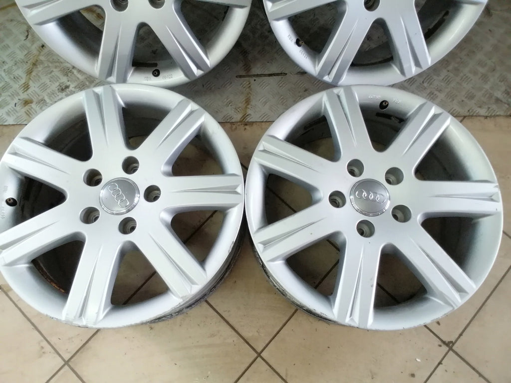 4x Alufelge 18 Zoll 7.5" 5x130 53ET Silber 4L0071498666 Audi Q7 Rim Wheel FEL7415699657ws