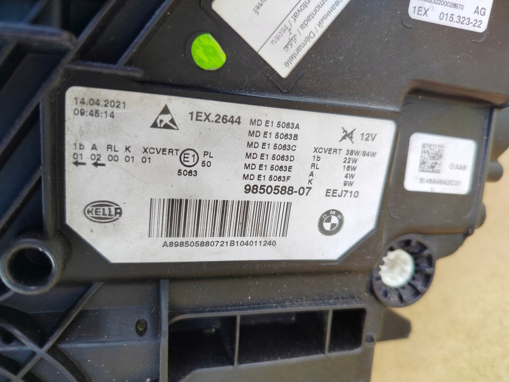 Frontscheinwerfer BMW G30 9850588 Laser Rechts Scheinwerfer Headlight SCH4833387670mo