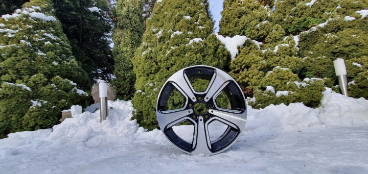 1x Alufelge 17 Zoll 7.5" 5x112 52ET Glanz Silber A2464011500 Mercedes-Benz W246 FEL2812899682yr