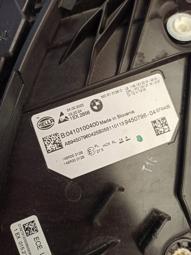 Frontscheinwerfer BMW G20 9450796 Full LED Rechts Scheinwerfer Headlight SCH5829809346xk