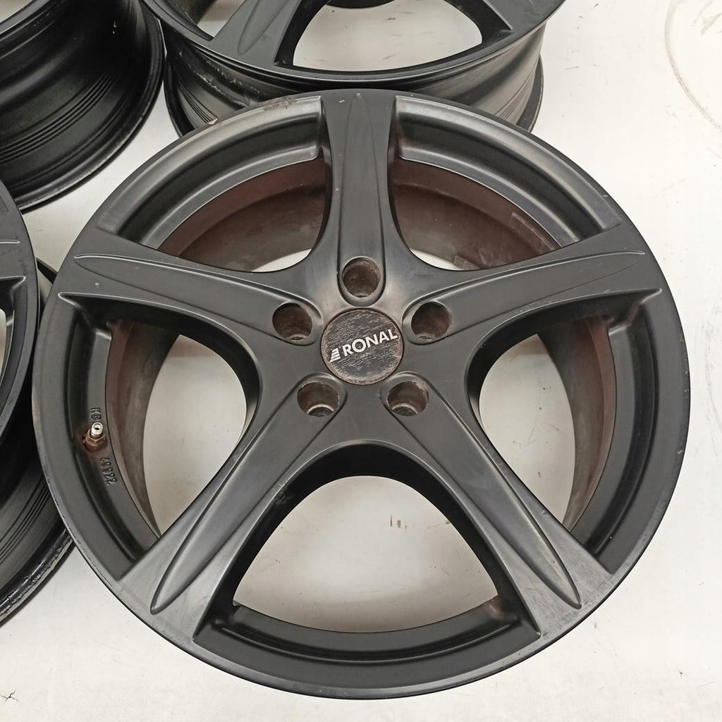 4x Alufelge 18 Zoll 8.0" 5x114.3 40ET Glanz Schwarz 56R880508 Hyundai I FEL8073879170cd