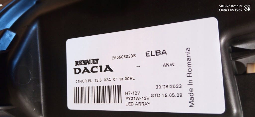 Frontscheinwerfer Dacia Sandero III Logan Jogger 260606033R LED Links Headlight SCH3038517445qp