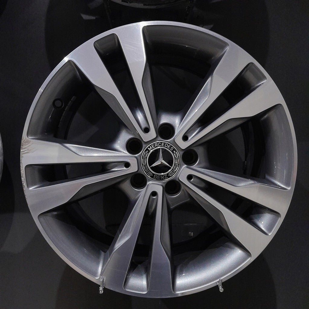 4x Alufelge 18 Zoll 8.5" 5x112 56ET Glanz Graphit A2054012902 Audi S205 W205 Mg