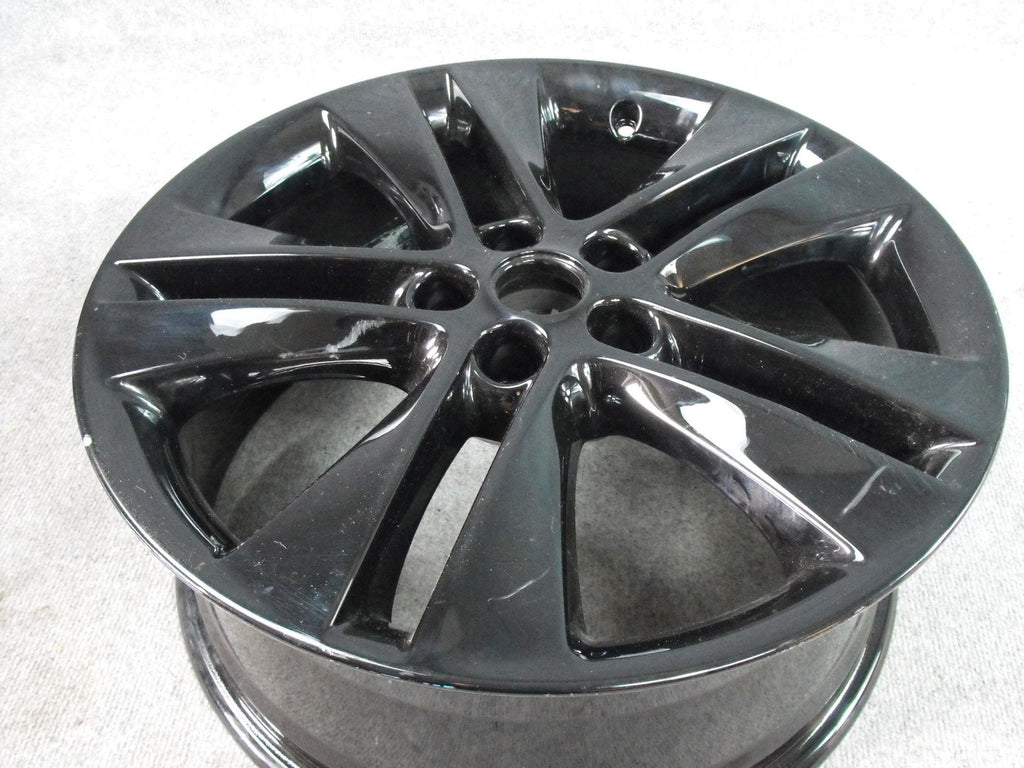 1x Alufelge 18 Zoll 7.5" 5x105 42ET Glanz Schwarz 0P045K4 Opel Astra J Rim Wheel