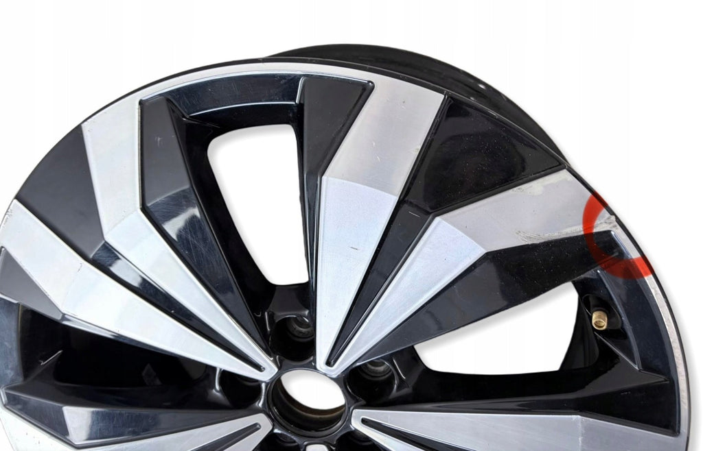 1x Alufelge 17 Zoll 6.5" 5x100 39ET Glanz Schwarz 2GM601025E VW T-Cross FEL4173732416ae