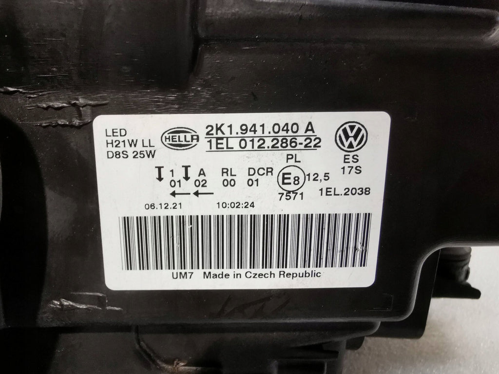 Frontscheinwerfer VW Caddy 2K1941040 Xenon Rechts Scheinwerfer Headlight SCH5945314742kv