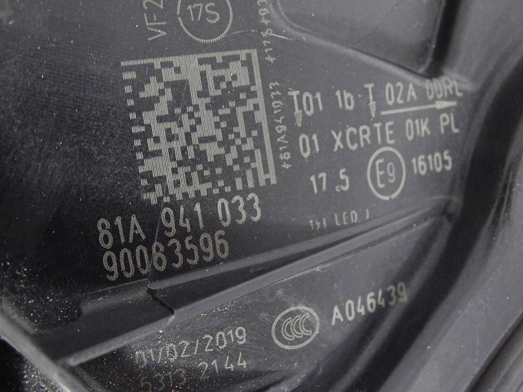 Frontscheinwerfer Audi Q2 81A941033 Ein Stück (Rechts oder Links) Headlight