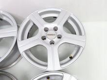 Laden Sie das Bild in den Galerie-Viewer, 4x Alufelge 15 Zoll 6.5" 5x100 40ET Silber KBA45418 Seat Leon Golf IV Polo FEL9321970990yy