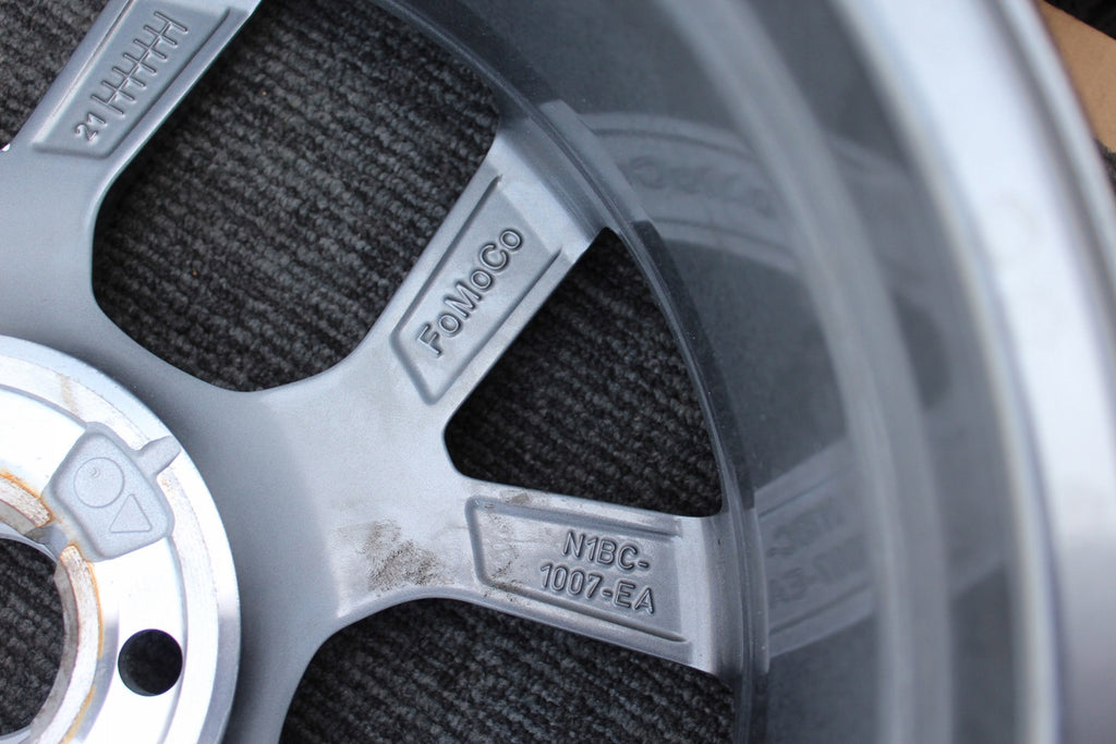 1x Alufelge 17 Zoll 7.0" 4x108 47 5ET Glanz Grau N1BC-1007- Ford Fiesta Ecosport