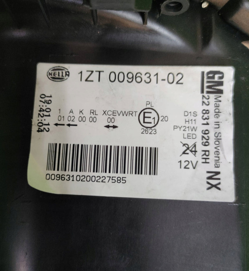 Frontscheinwerfer Opel Insignia A 1ZT00963102 Xenon Rechts Headlight SCH7225901929vp