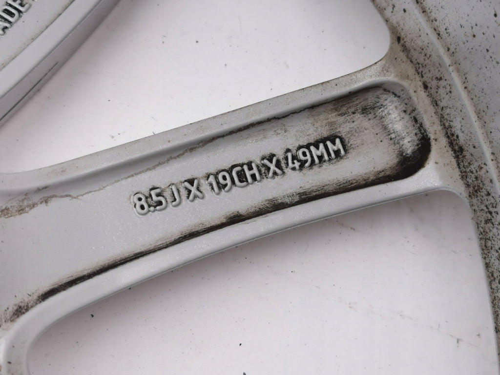 1x Alufelge 19 Zoll 8.5" 5x108 49ET Glanz Silber EX53-1007-CA Jaguar F-Type X152 FEL1718484237mq