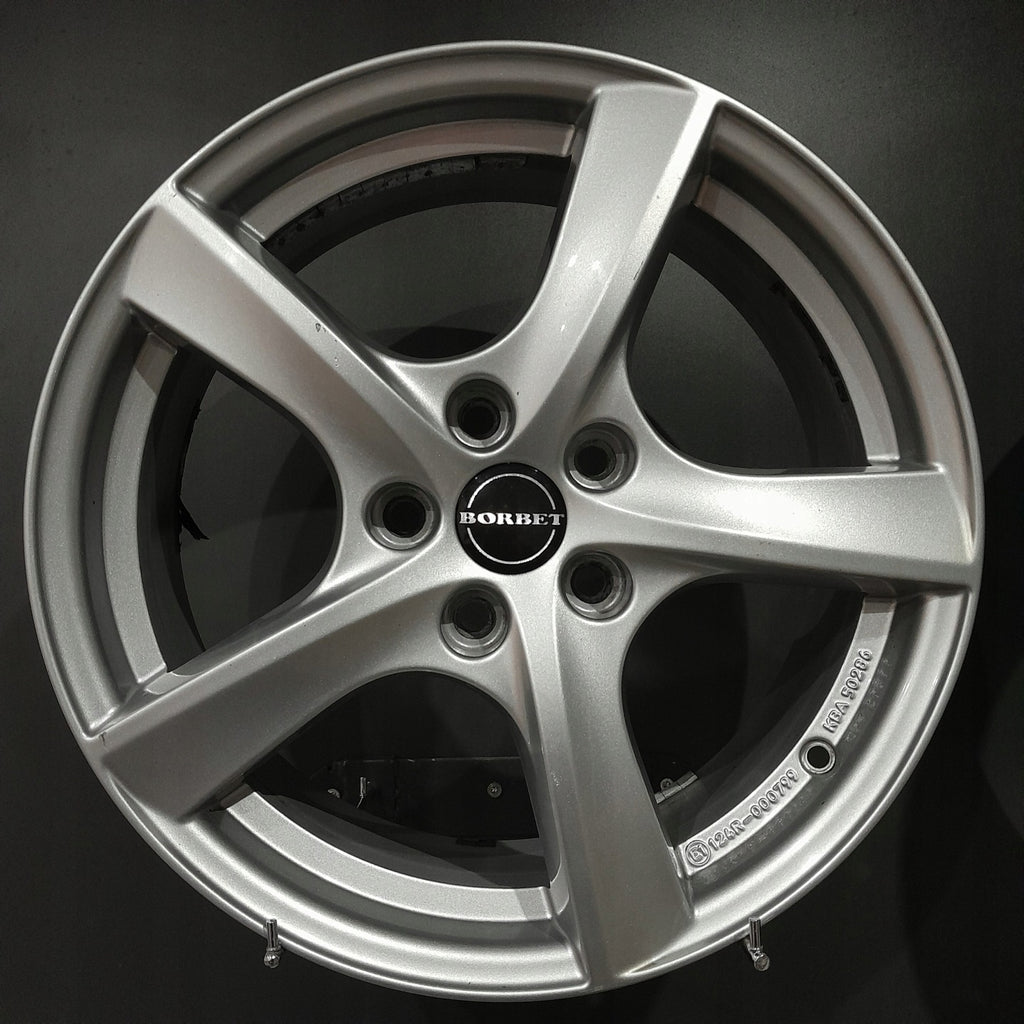4x Alufelge 17 Zoll 7.0" 5x112 47ET Silber KBA50286 Audi Tt Rim Wheel FEL5483930259mo
