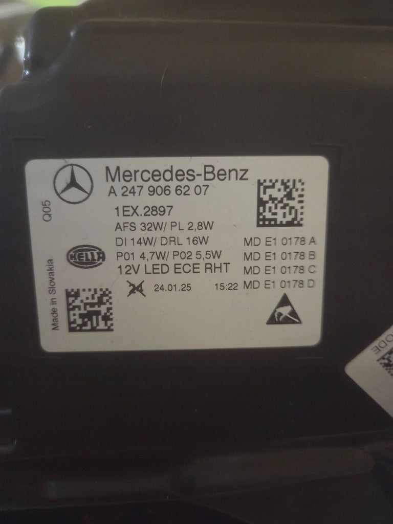 Frontscheinwerfer Mercedes-Benz W247 A2479066207 LED Rechts Headlight SCH6989305693mn