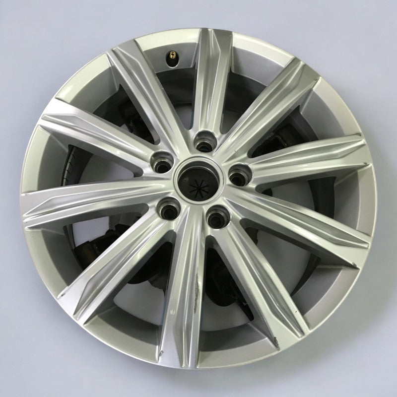 1x Alufelge 17 Zoll 6.5" 5x112 52ET Glanz Silber 5TA601025D Vw Rim Wheel