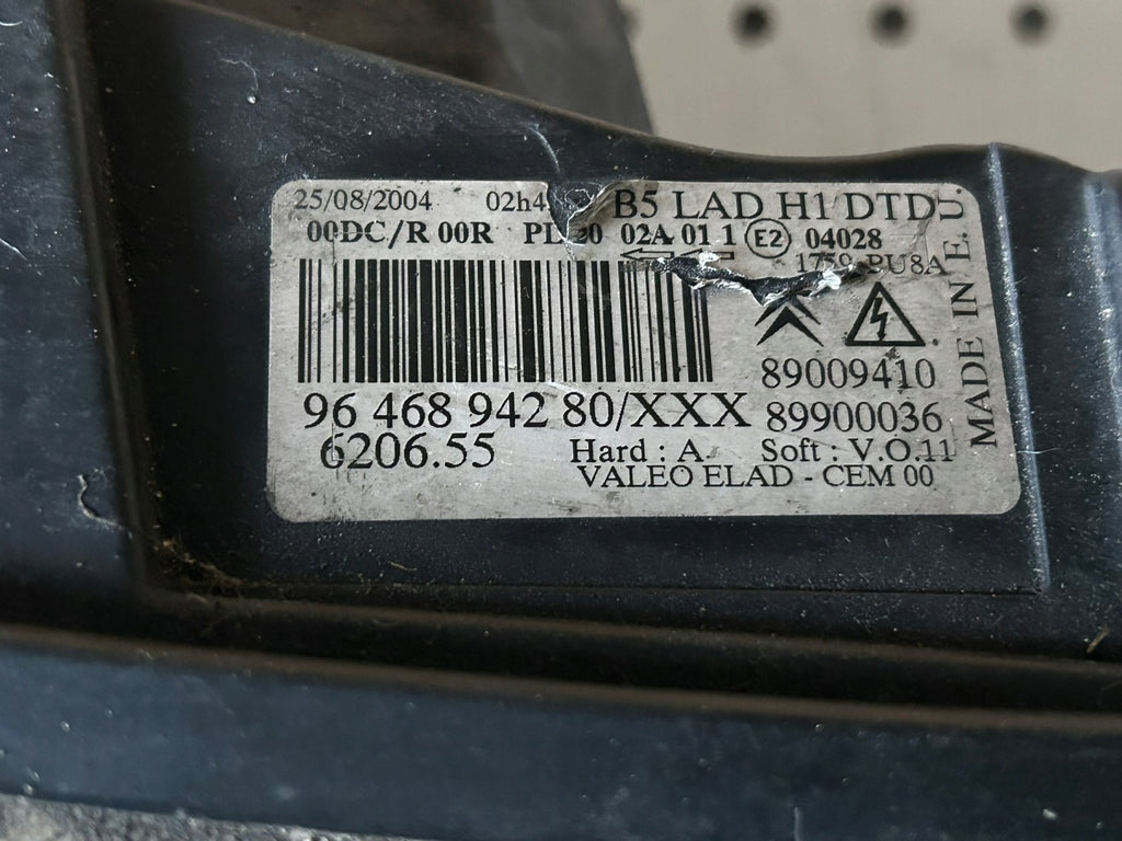 Frontscheinwerfer Citroën C4 I 9646894280 Xenon Rechts Scheinwerfer Headlight SCH4635404387ld