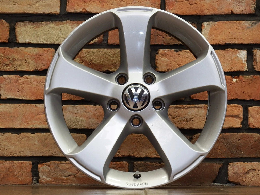 4x Alufelge 16 Zoll 6.5" 5x112 33ET Glanz Grau VW Sharan Rim Wheel FEL2784694186am