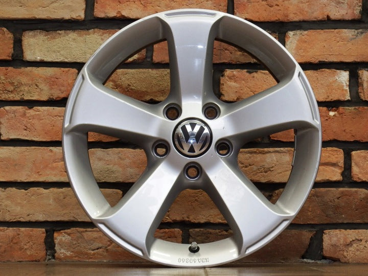 4x Alufelge 16 Zoll 6.5" 5x112 33ET Glanz Grau VW Sharan Rim Wheel FEL2784694186am