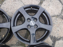 Laden Sie das Bild in den Galerie-Viewer, 4x Alufelge 16 Zoll 6.5" 4x100 38ET Glanz Schwarz Rim Wheel FEL8346696587aa