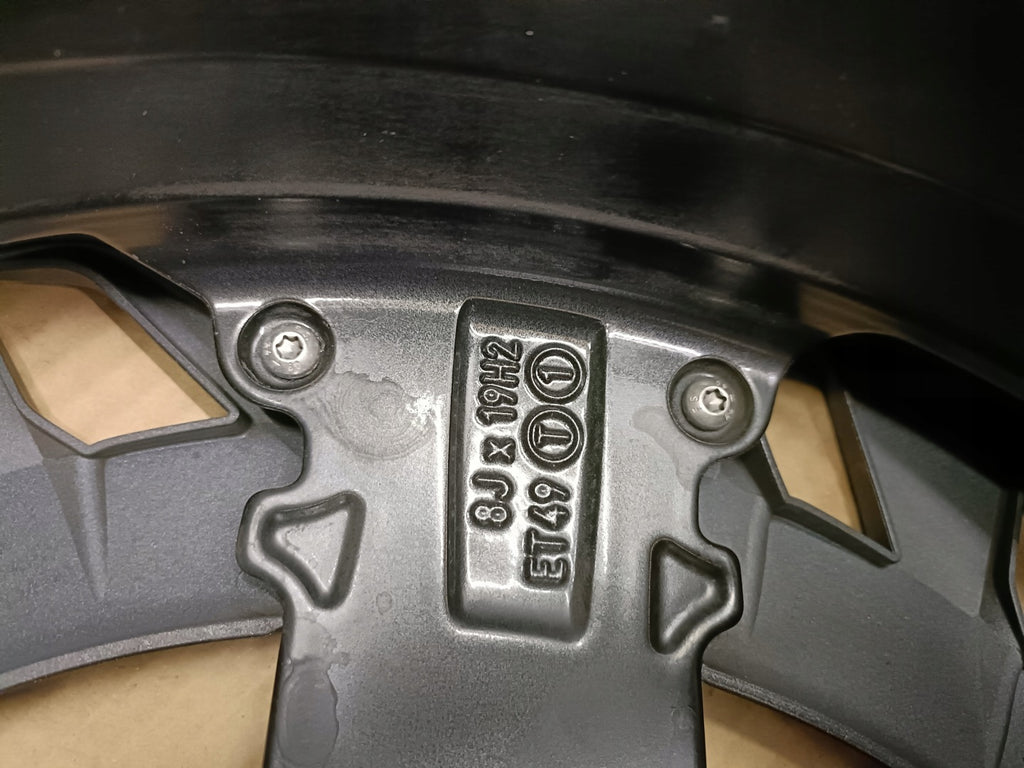 1x Alufelge 19 Zoll 8.0" 5x112 49ET Matt Schwarz 5FA601025L Cupra Leon Rim Wheel FEL9802546646zi