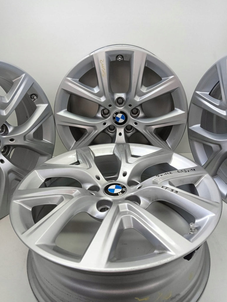 4x Alufelge 17 Zoll 6.5" 5x112 39ET Glanz Silber 6856076 BMW F39 X1 F48 FEL8031093124az