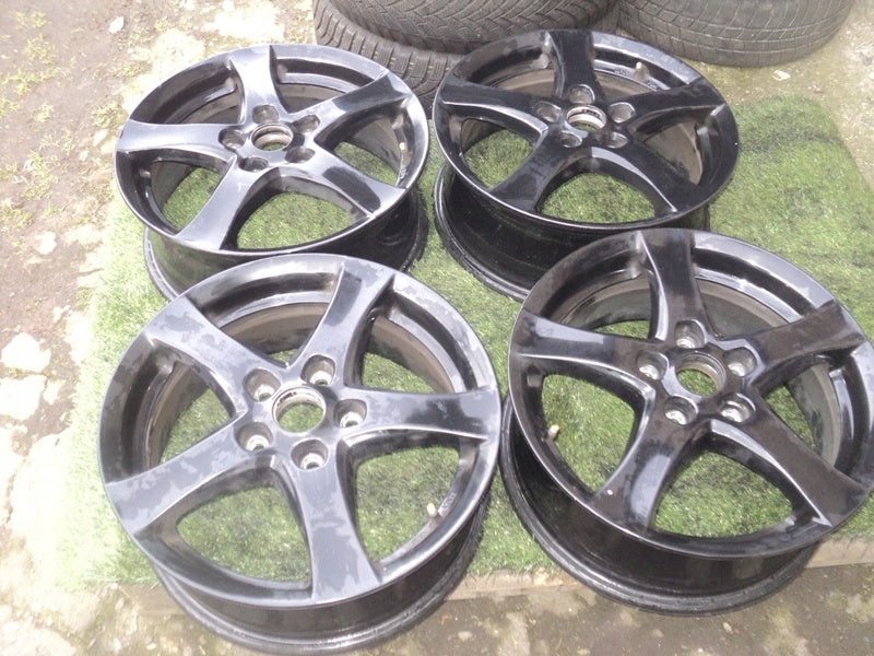 4x Alufelge 16 Zoll 6.0" 5x112 48ET Glanz Schwarz Rim Wheel FEL6532709121hu
