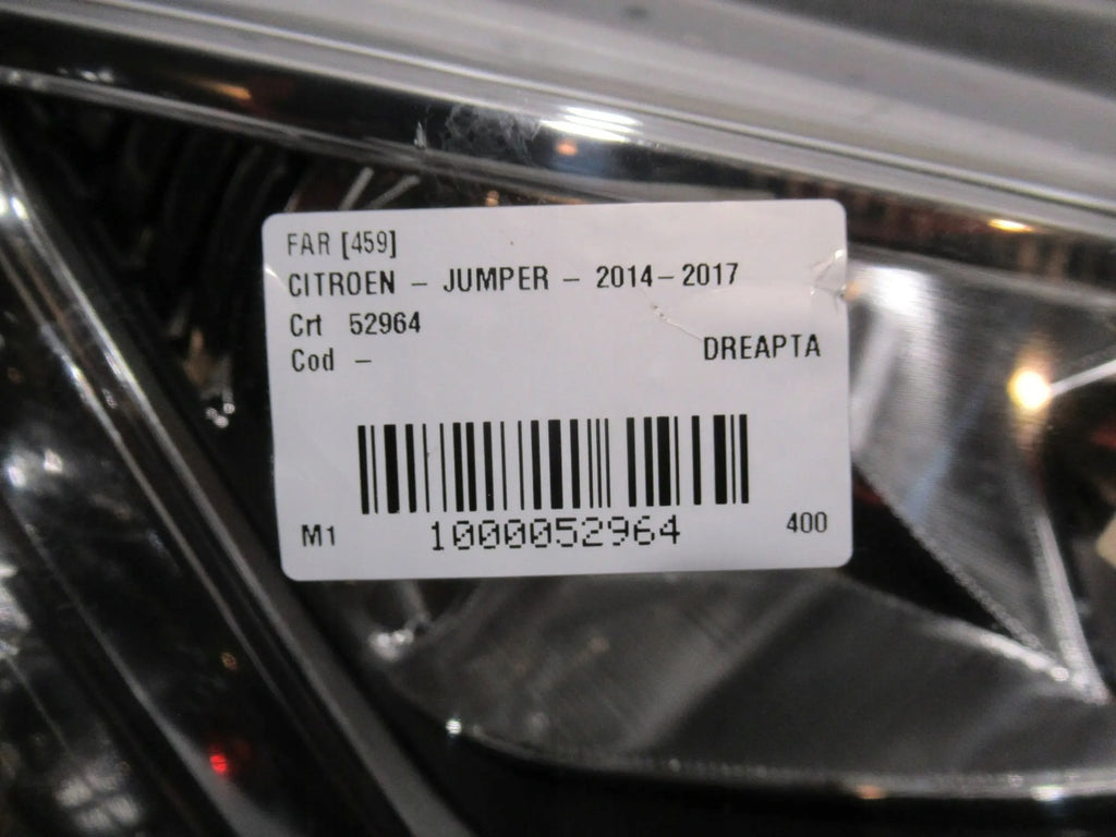 Frontscheinwerfer Citroën Jumper AVN8248 Rechts Scheinwerfer Headlight
