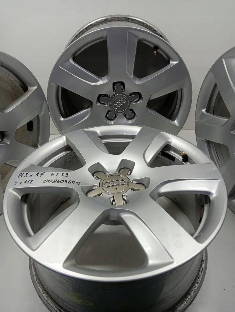 4x Alufelge 17 Zoll 8.0" 5x112 39ET Audi Rim Wheel FEL7803991002uv