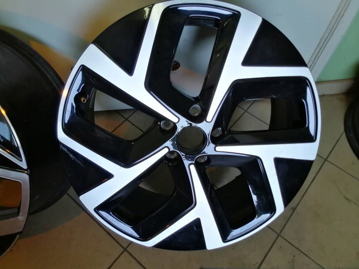 1x Alufelge 19 Zoll 7.5" 5x112 50ET Glanz Schwarz 10A601025K VW Id.3 Rim Wheel FEL7389263020dt