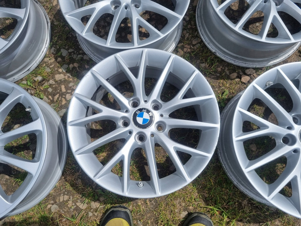 4x Alufelge 17 Zoll 7.0" 5x120 40ET Glanz Silber 6796205 BMW 1 Rim Wheel FEL5124791063wh