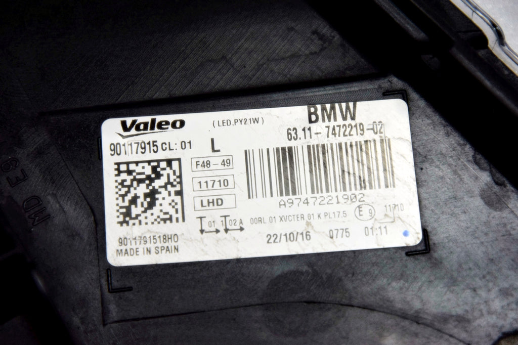 Frontscheinwerfer BMW X1 F48 7472219 LED Links Scheinwerfer Headlight SCH9766403265eb