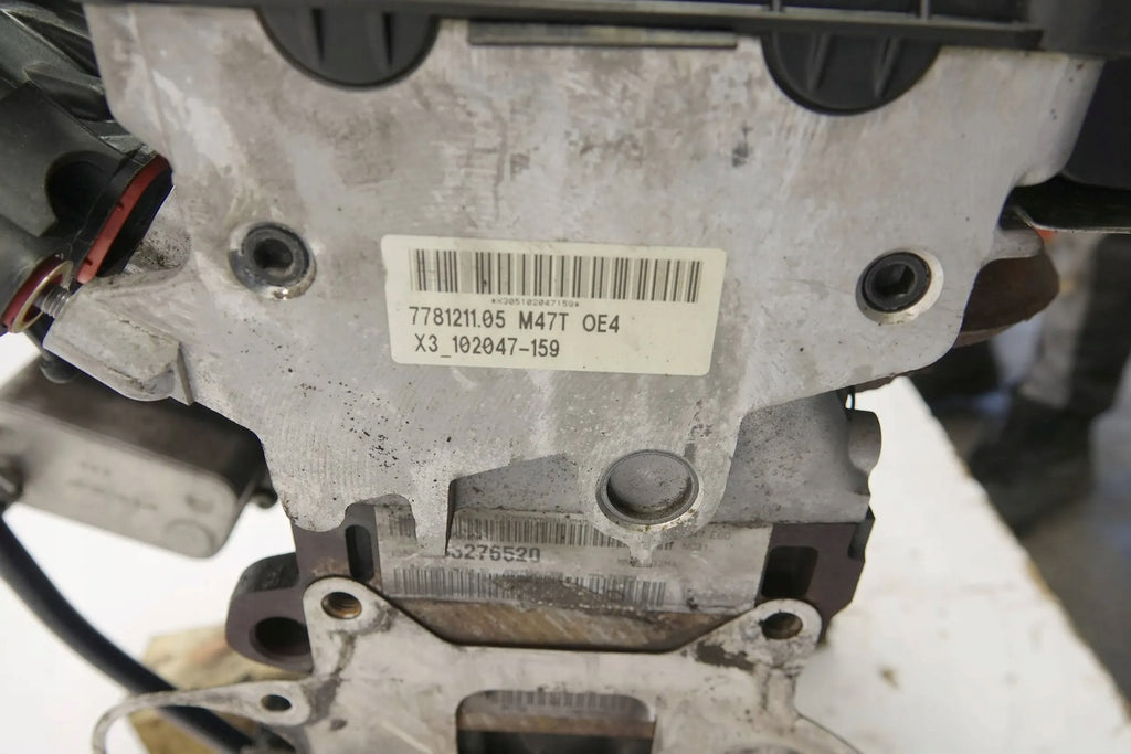 Motor BMW 5 E60 M47D20 2.0 120kW 2007 Diesel Engine Unkomplett