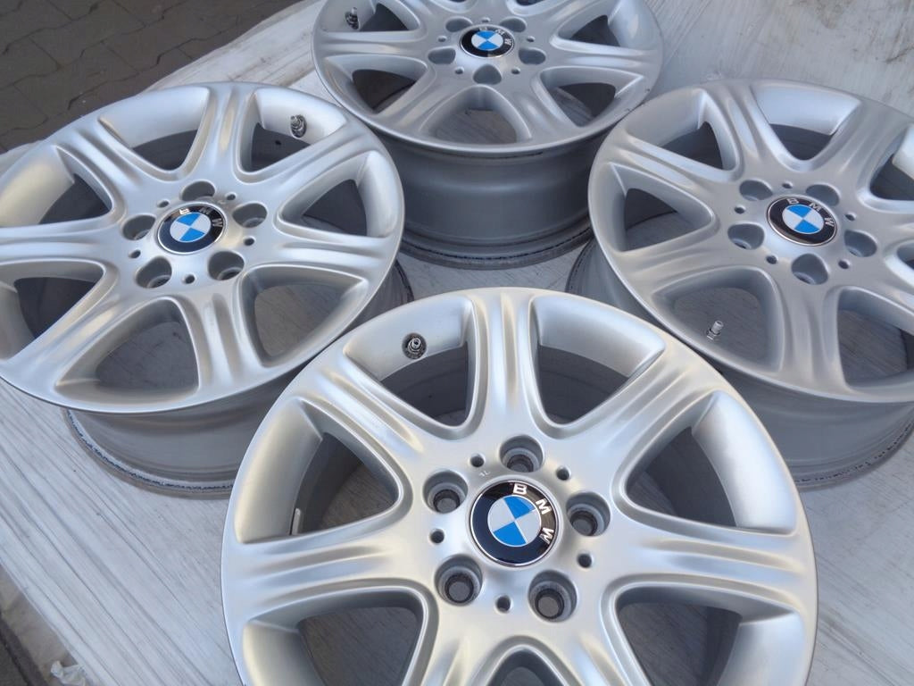 4x Alufelge 16 Zoll 7.0" 5x120 40ET Glanz Silber 6796201 BMW 1 F21 E81 E87 F20 FEL1067246461dh
