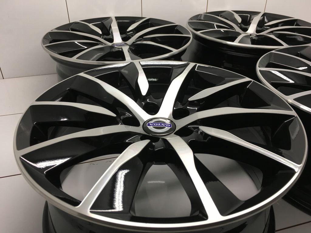 4x Alufelge 18 Zoll 8.0" 5x108 42ET Glanz Schwarz Volvo V60 I S60 Xc60 Rim Wheel FEL8411674997sg