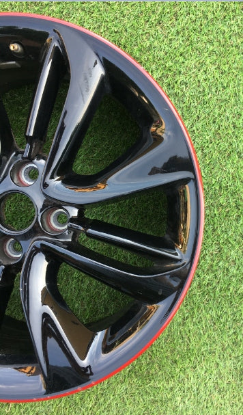 1x Alufelge 17 Zoll 7.0" 4x100 44ET OP035K3 Opel Corsa Rim Wheel