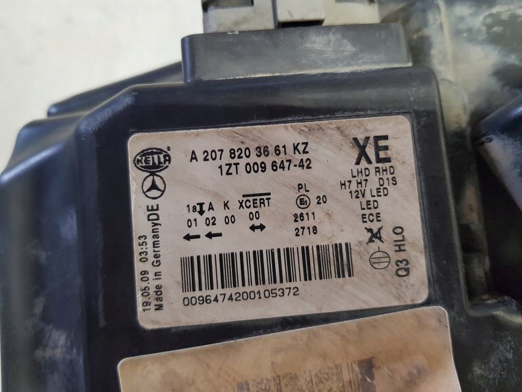 Frontscheinwerfer Mercedes-Benz C207 A2078203661 Xenon Rechts Headlight SCH7319520757yq