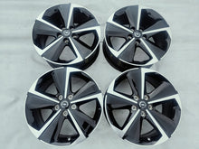 Laden Sie das Bild in den Galerie-Viewer, 4x Alufelge 17 Zoll 7.5" 5x108 44ET Glanz Schwarz 9847065380 Opel Astra L FEL8590607197dq