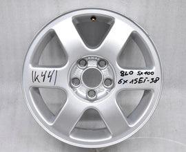 1x Alufelge 15 Zoll 6.0