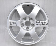 Load image into Gallery viewer, 1x Alufelge 15 Zoll 6.0" 5x100 38ET Glanz Silber 8L0601025F Audi A3 Rim Wheel FEL7508006062tu