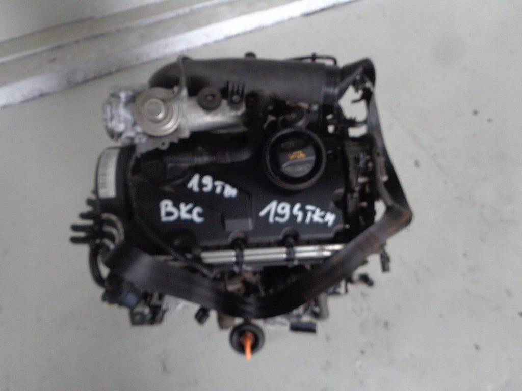 Motor Seat Skoda VW BKC 1.9 TDI 105PS 77kW 194TKm Diesel Engine Komplett