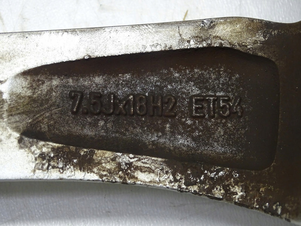 1x Alufelge 18 Zoll 7.5" 5x112 8P0601025BM Audi A3 Rim Wheel