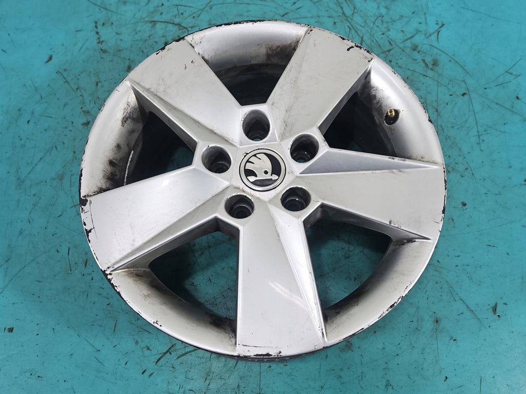 1x Alufelge 16 Zoll 6.5" 5x112 5E0601025H Skoda Octavia Iii Rim Wheel FEL9833638592jl
