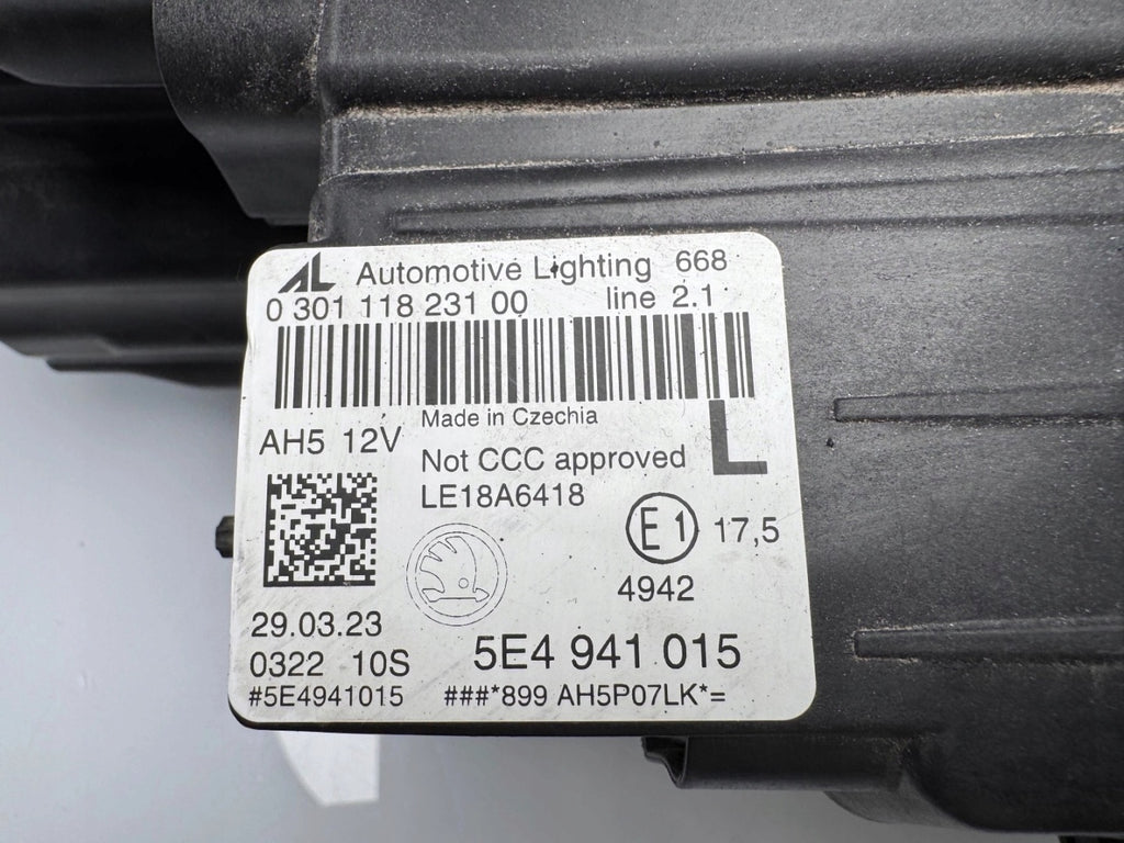 Frontscheinwerfer Skoda Octavia IV 5E4941015 LED Links Scheinwerfer Headlight SCH2306012681vu