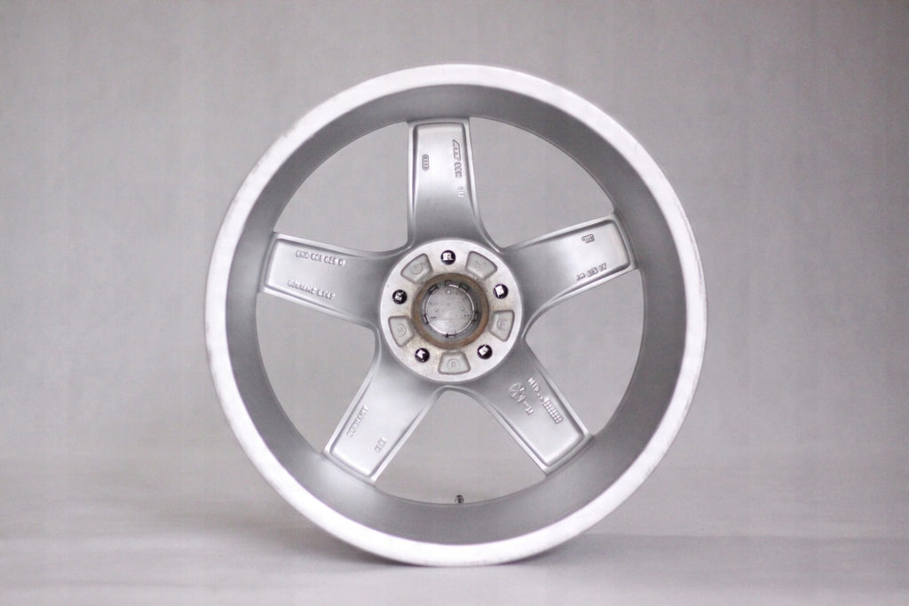 4x Alufelge 18 Zoll 8.0" 5x112 47ET Glanz Silber 8K0601025D Audi A6 A4 Rim Wheel