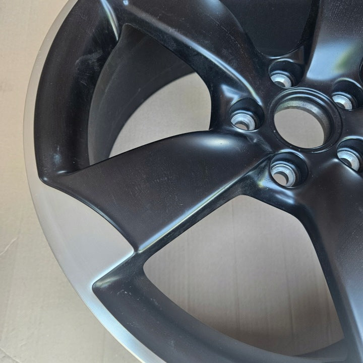 1x Alufelge 18 Zoll 8.0" 5x112 46ET Matt Schwarz 8V0601025AN Audi A3 Rim Wheel FEL3510745762lm